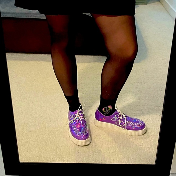 Strangecvlt Krypt rainbow reflective shoes! - Picture 9 of 11